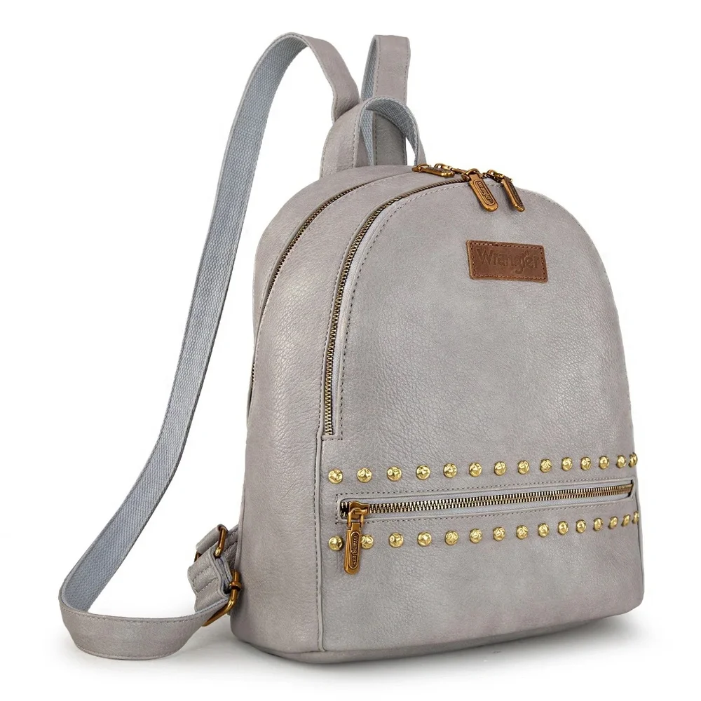 Wrangler Studded Backpack -Gray